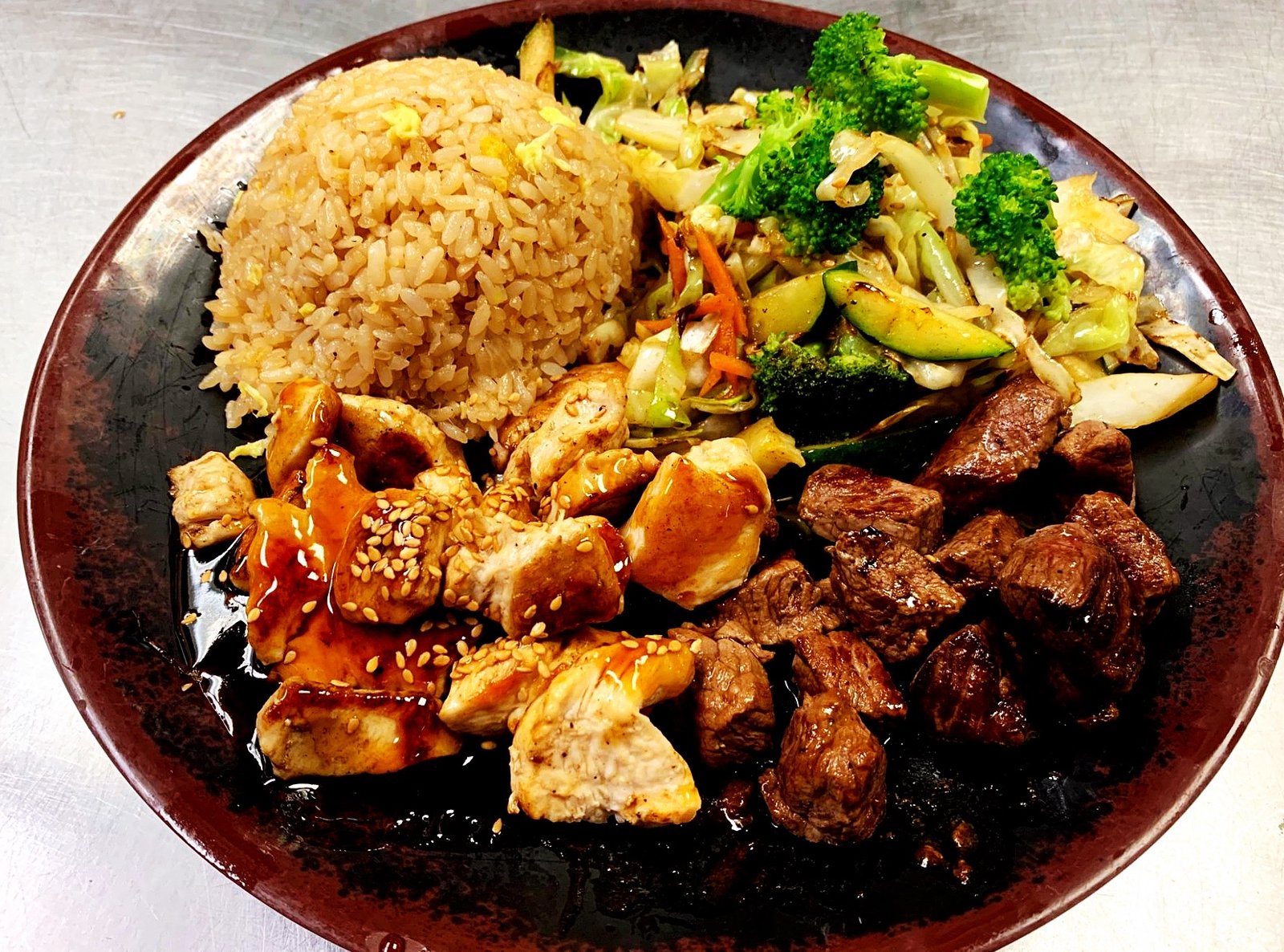 Hibachi combo plate